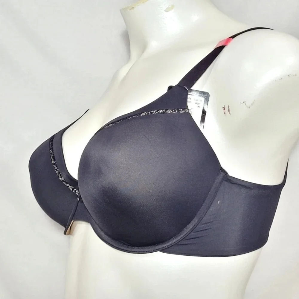 36DD Maidenform‎ 9500 Self Expressions T-Shirt Demi UW Bra Black NWT - Picture 3 of 7
